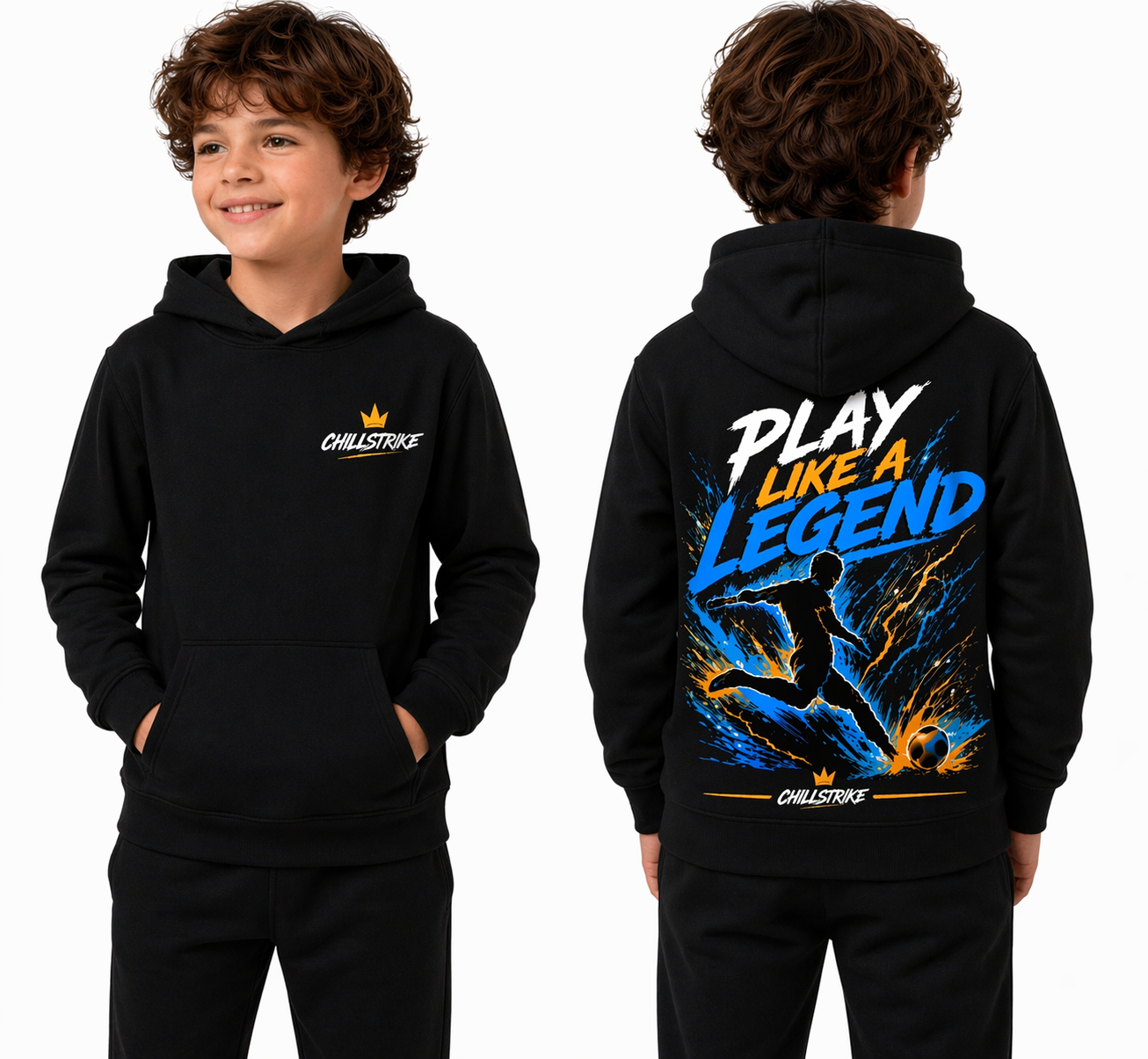 Play like a legend - kids hoodie