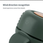 Portable Rechargeable Clip-On Personal Fan – USB-C Mini Wearable Cooling Fan, 3-Speed, 360° Adjustable