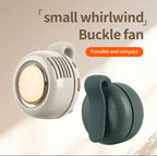 Portable Rechargeable Clip-On Personal Fan – USB-C Mini Wearable Cooling Fan, 3-Speed, 360° Adjustable