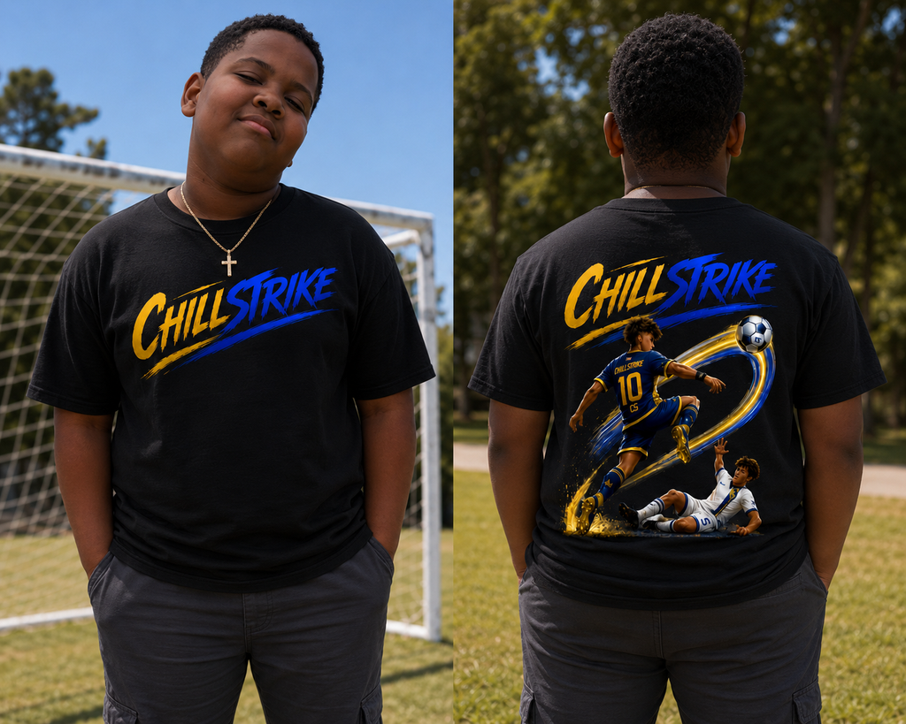 Chillstrike soccer graphic Tee|youth
