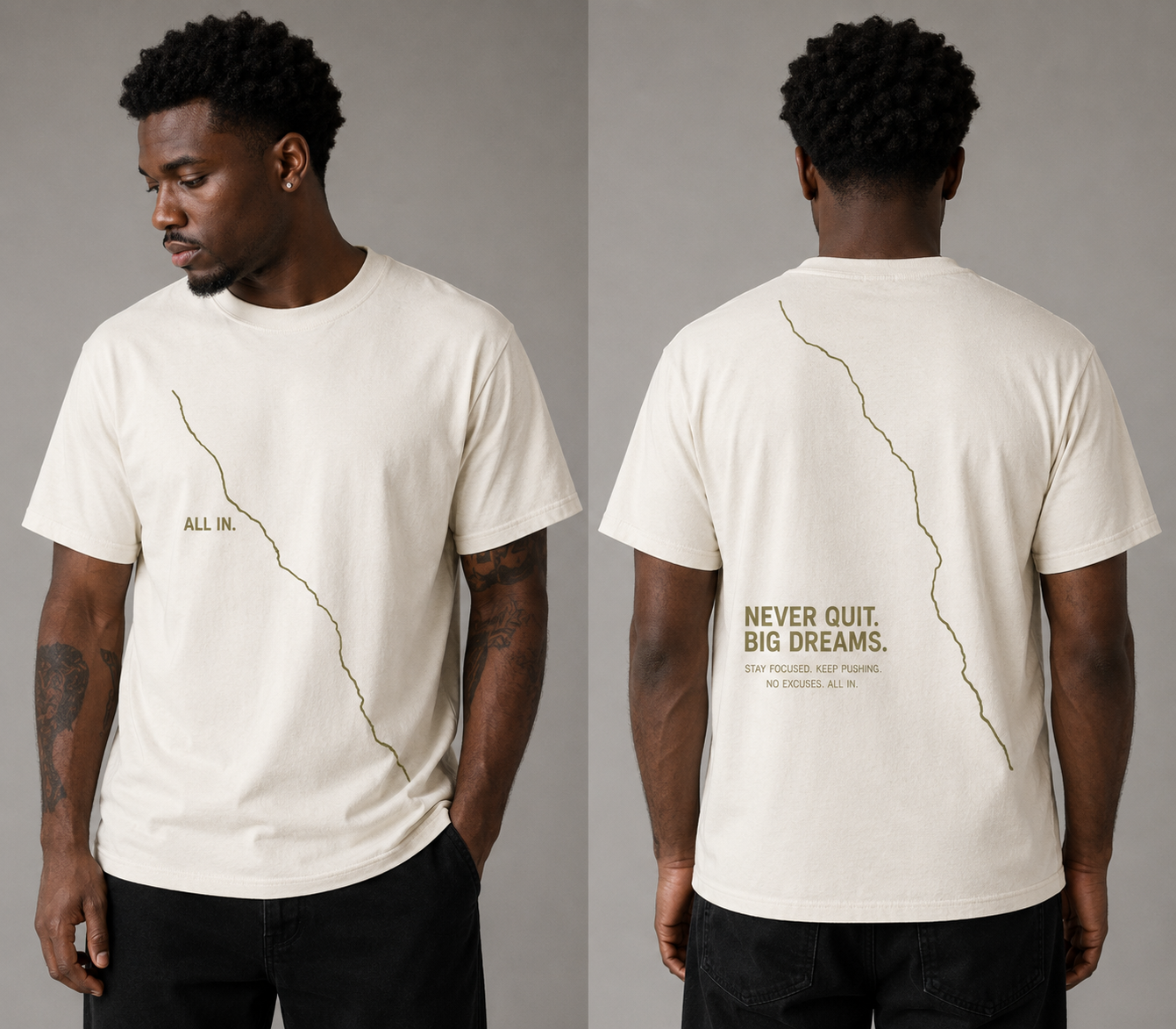 All in Heavyweights T-shirt