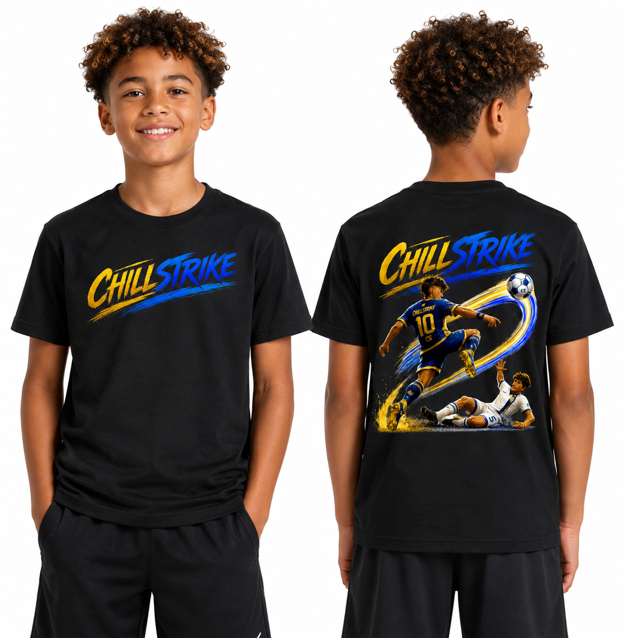 Chillstrike soccer graphic Tee|youth