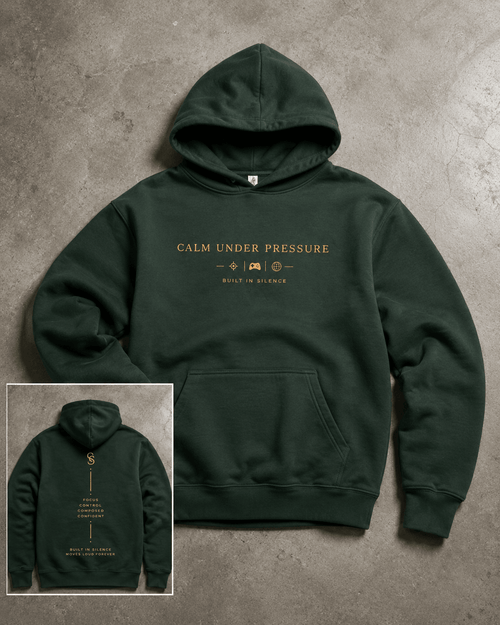 Calm Under Pressure Heavyweight Hoodie Hoodie oversized streetwear hoodie t-shirt for men women - CHILLSTRIKE premium urban fashion