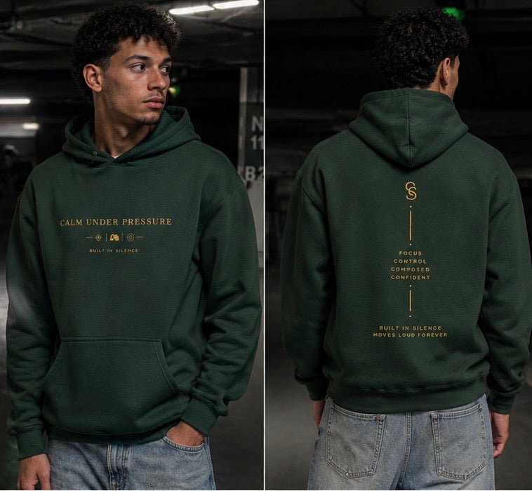 Calm Under Pressure Heavyweight Hoodie Hoodie oversized streetwear hoodie t-shirt for men women - CHILLSTRIKE premium urban fashion