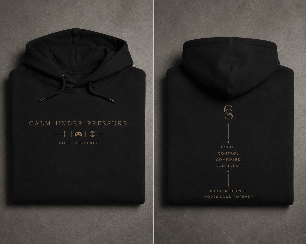Calm under pressure Hoodie oversized streetwear hoodie t-shirt for men women - CHILLSTRIKE premium urban fashion