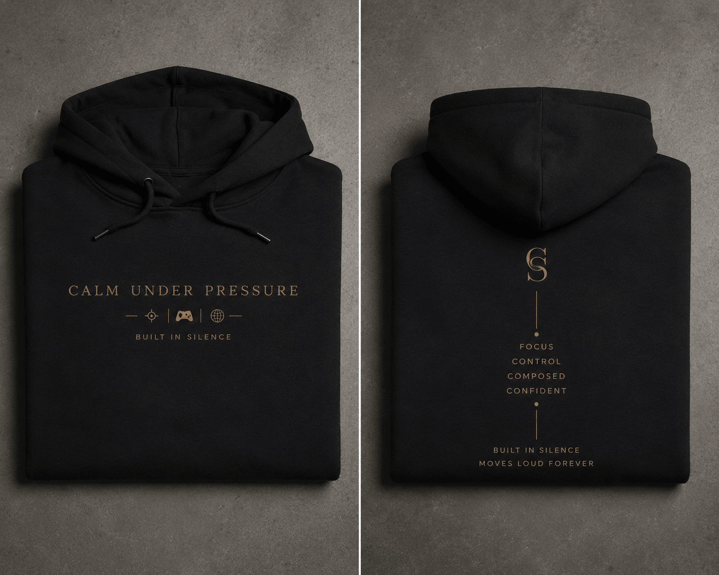 Calm under pressure Hoodie oversized streetwear hoodie t-shirt for men women - CHILLSTRIKE premium urban fashion