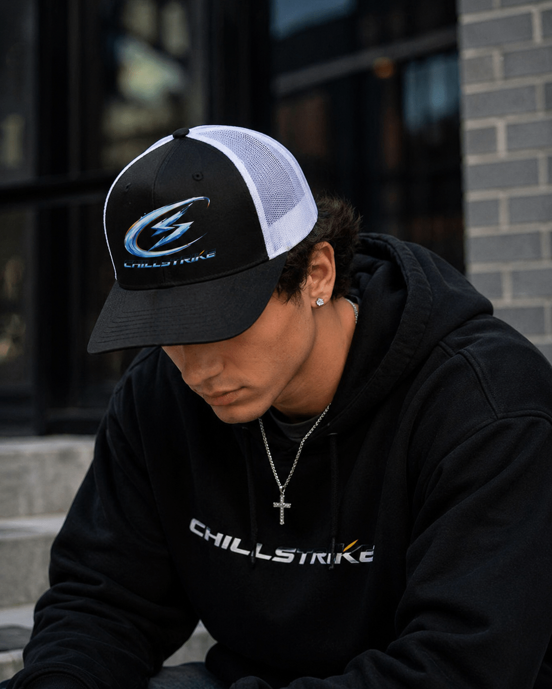 ChillStrike Velocity Snapback Hat – Premium Streetwear Trucker Cap Hat oversized streetwear hoodie t-shirt for men women - CHILLSTRIKE premium urban fashion