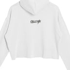 Cracked not defeated crop Crop hoodie oversized streetwear hoodie t-shirt for men women - CHILLSTRIKE premium urban fashion