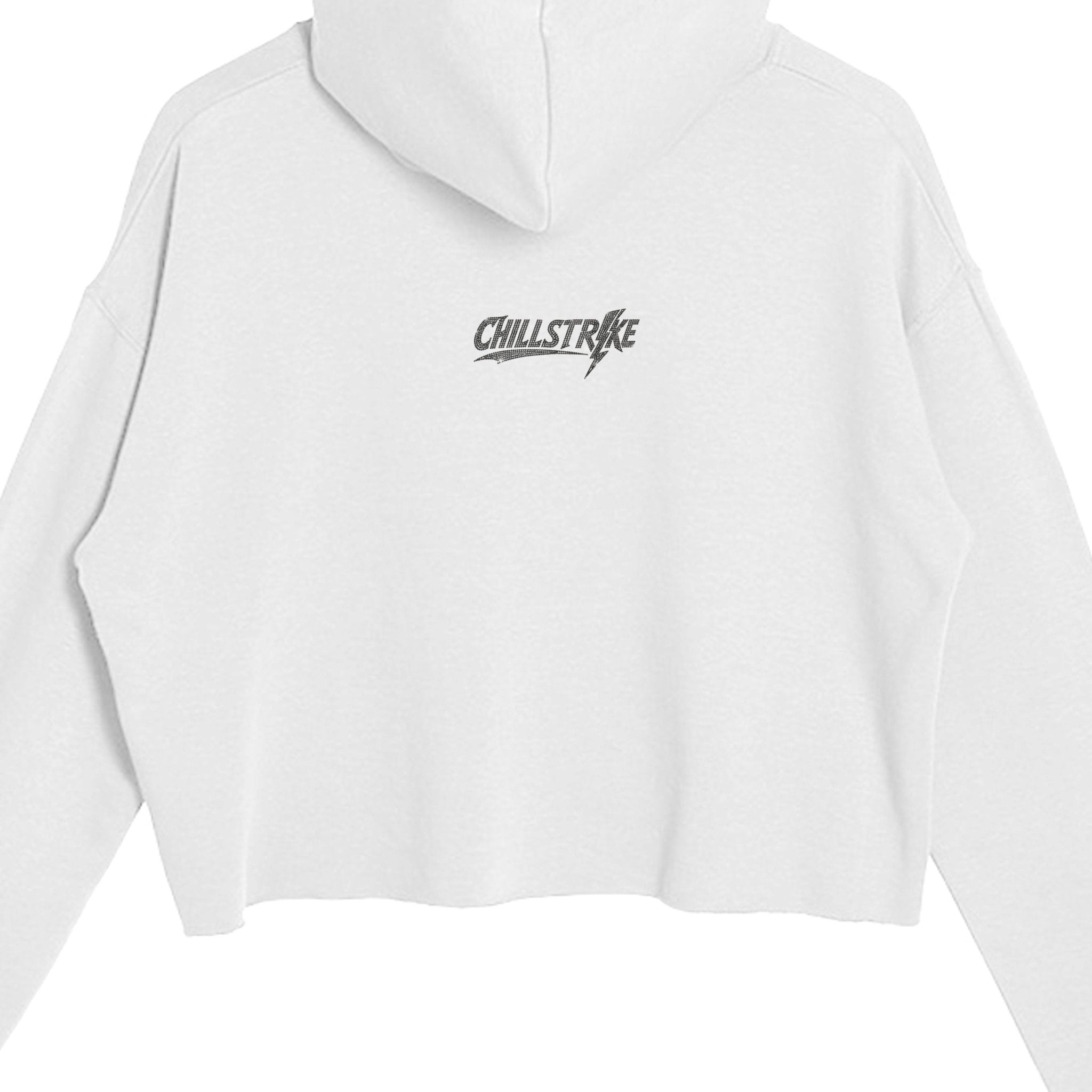 Cracked not defeated crop Crop hoodie oversized streetwear hoodie t-shirt for men women - CHILLSTRIKE premium urban fashion