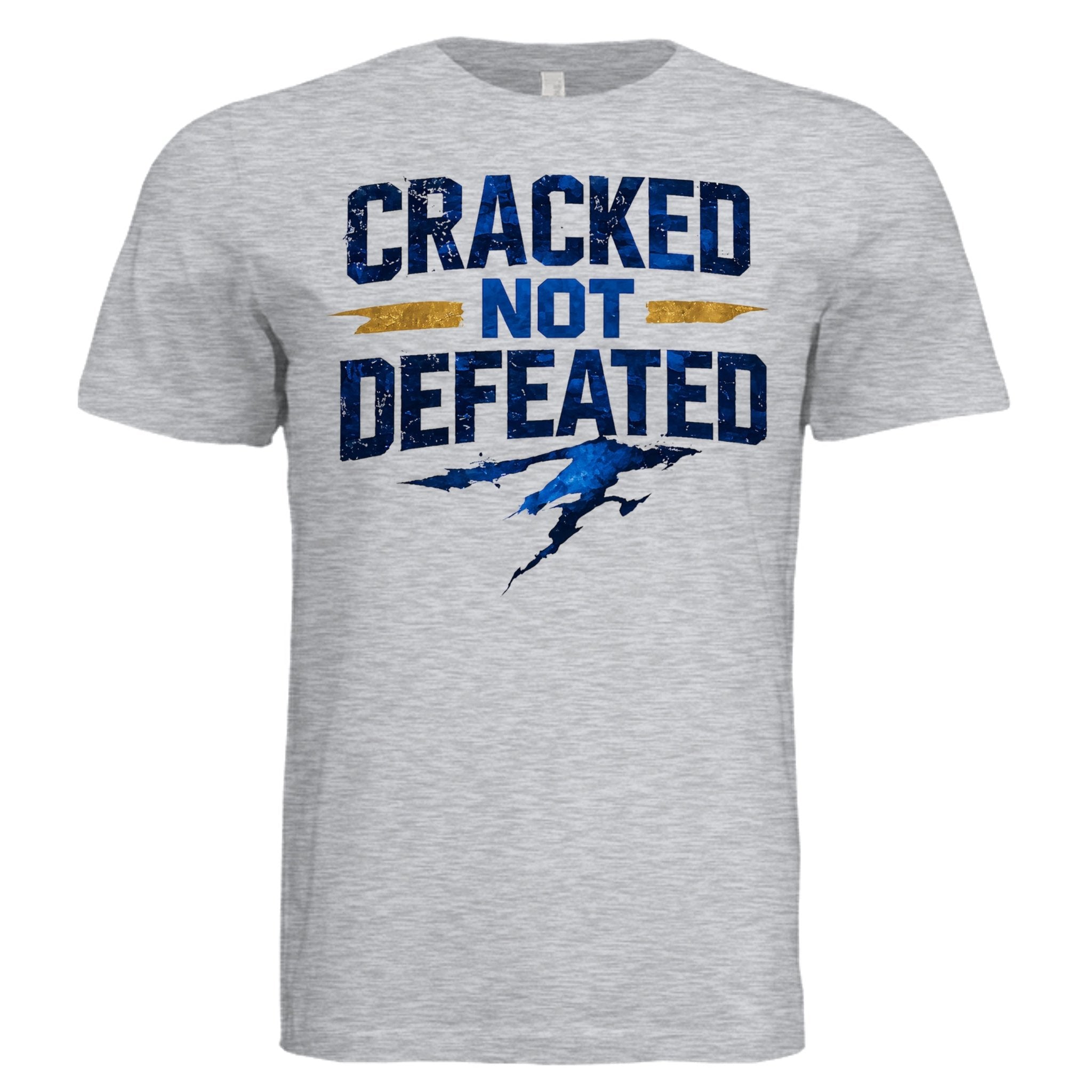 Cracked Not Defeated Premium Tee T-shirt oversized streetwear hoodie t-shirt for men women- CHILLSTRIKE premium urban fashion