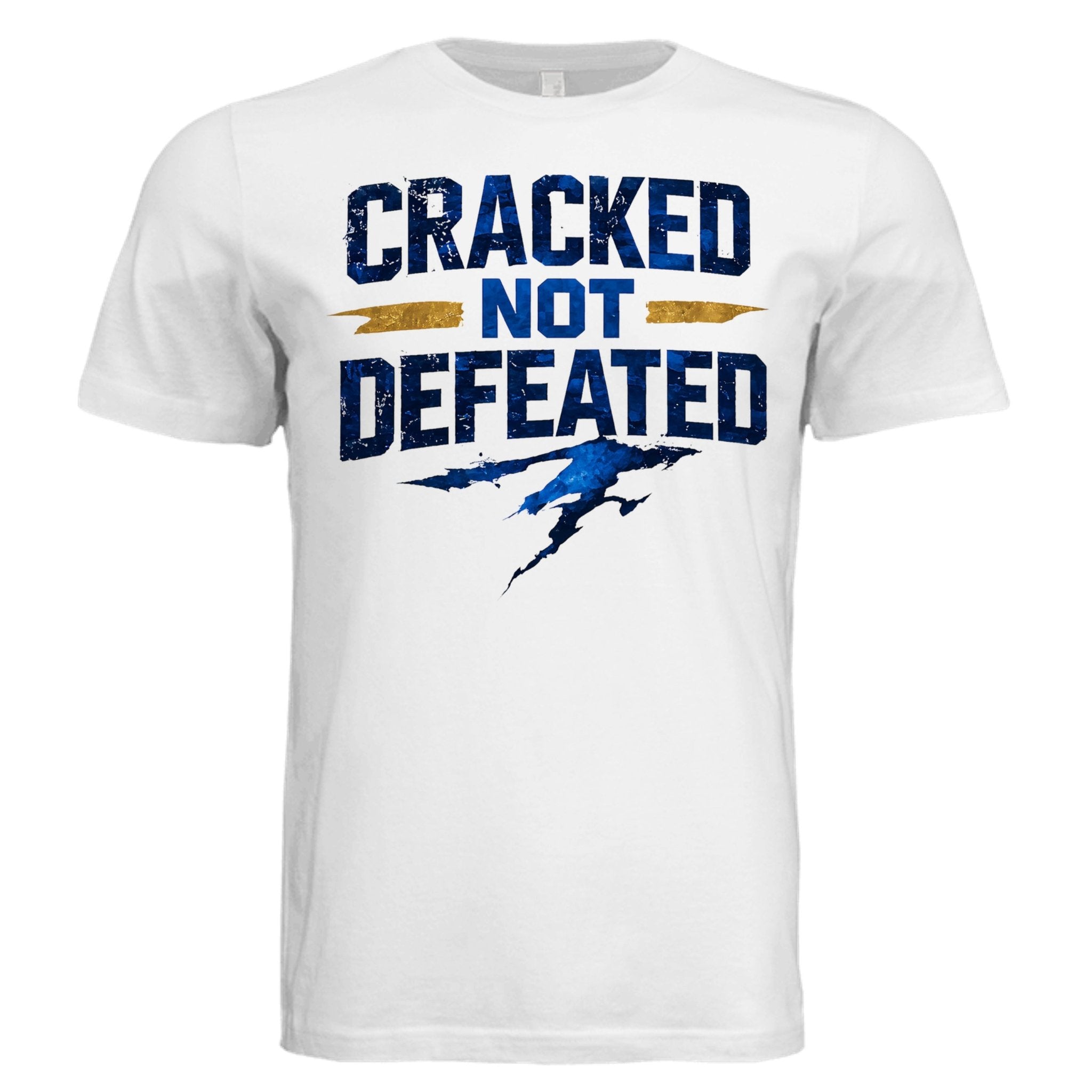 Cracked Not Defeated Premium Tee T-shirt oversized streetwear hoodie t-shirt for men women- CHILLSTRIKE premium urban fashion