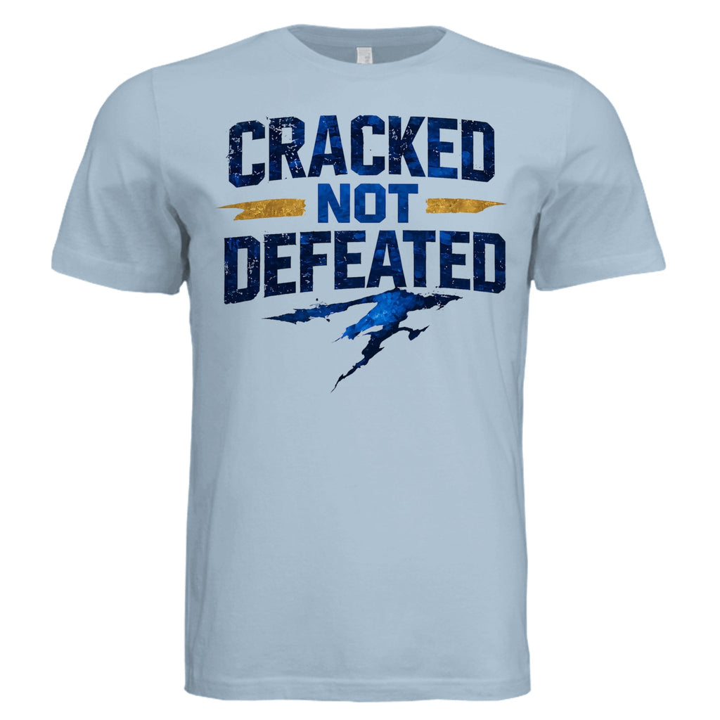 Cracked Not Defeated Premium Tee T-shirt oversized streetwear hoodie t-shirt for men women- CHILLSTRIKE premium urban fashion
