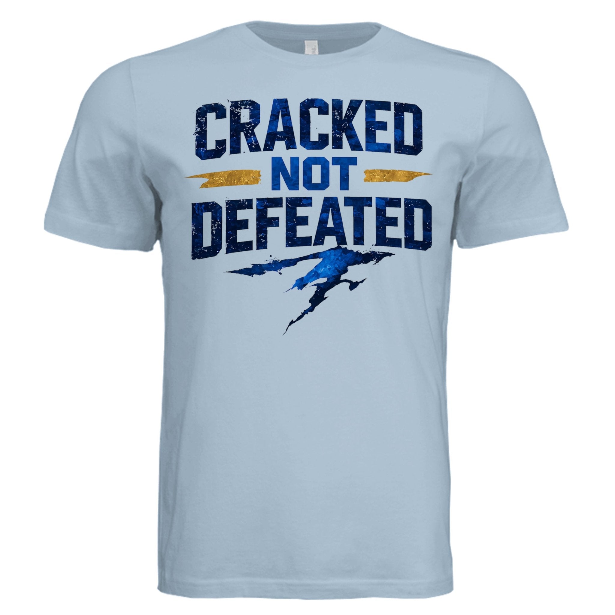 Cracked Not Defeated Premium Tee T-shirt oversized streetwear hoodie t-shirt for men women- CHILLSTRIKE premium urban fashion