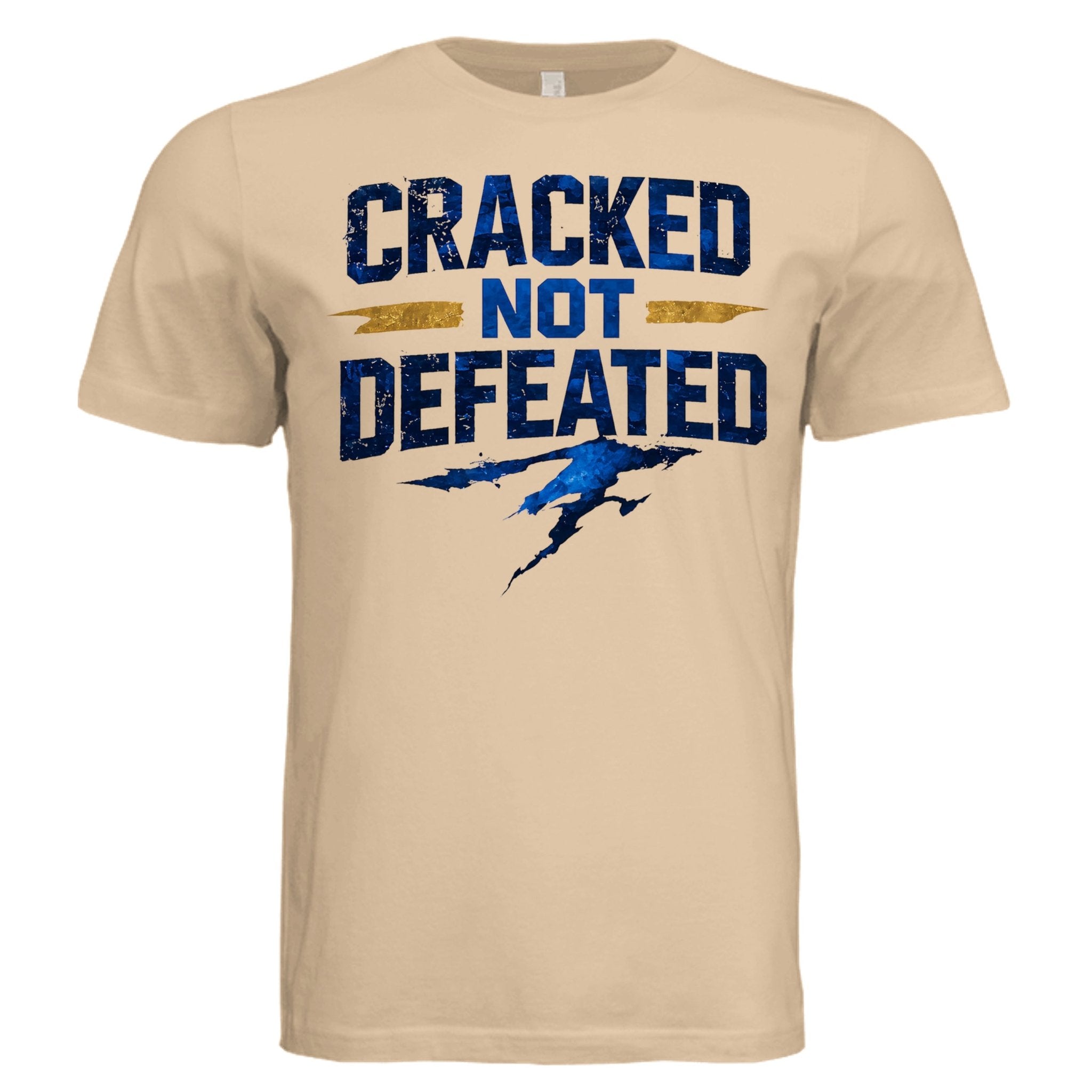 Cracked Not Defeated Premium Tee T-shirt oversized streetwear hoodie t-shirt for men women- CHILLSTRIKE premium urban fashion