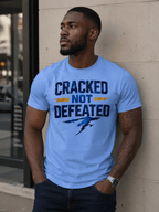 Cracked Not Defeated Premium Tee T-shirt oversized streetwear hoodie t-shirt for men women- CHILLSTRIKE premium urban fashion