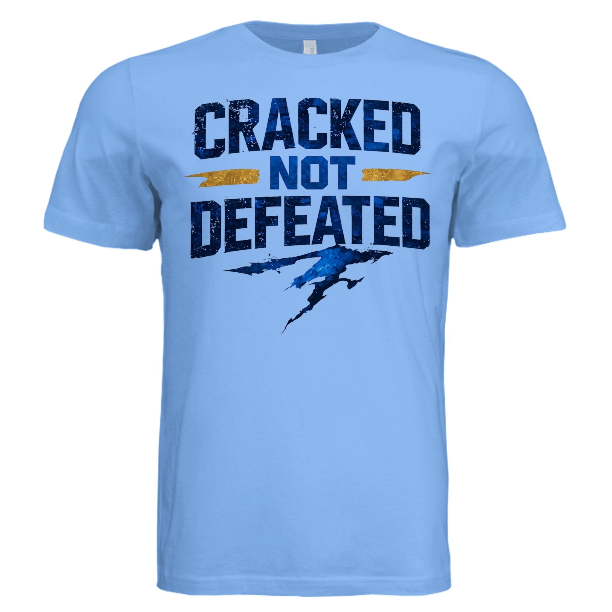 Cracked Not Defeated Premium Tee T-shirt oversized streetwear hoodie t-shirt for men women- CHILLSTRIKE premium urban fashion