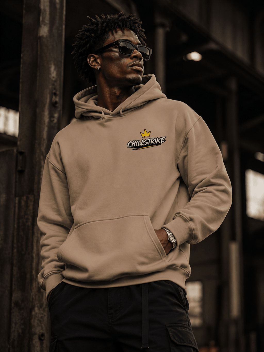 Cracked not defeated Hoodie oversized streetwear hoodie t-shirt for men women - CHILLSTRIKE premium urban fashion