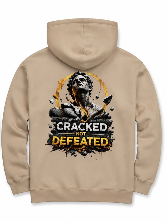Cracked not defeated Hoodie oversized streetwear hoodie t-shirt for men women - CHILLSTRIKE premium urban fashion