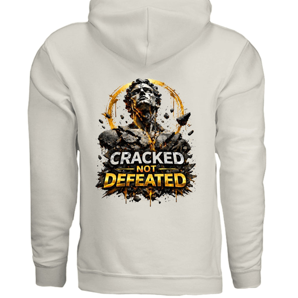 Cracked not defeated Hoodie oversized streetwear hoodie t-shirt for men women - CHILLSTRIKE premium urban fashion