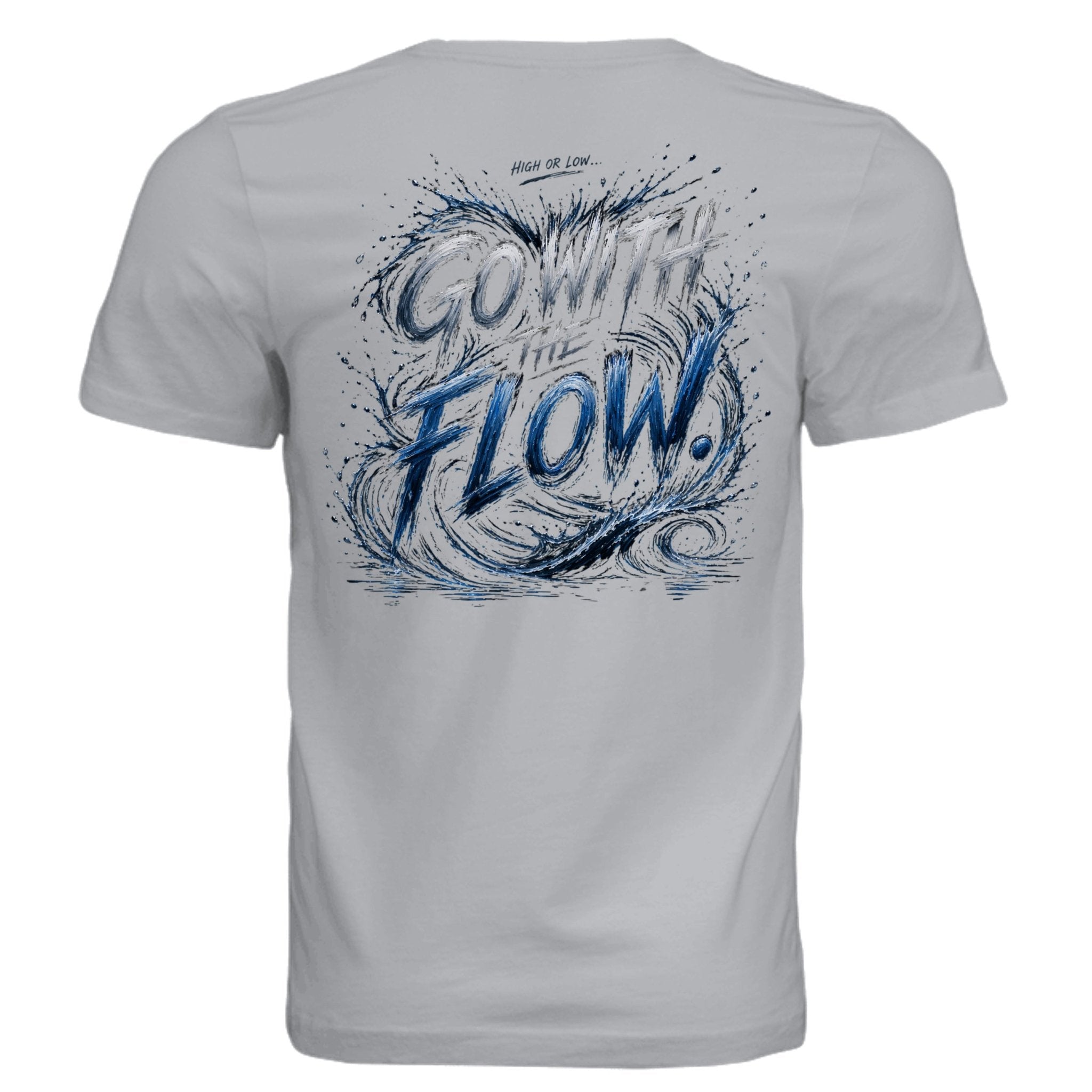 Go With The Flow Graphic Tee oversized streetwear hoodie t-shirt for men women - CHILLSTRIKE premium urban fashion