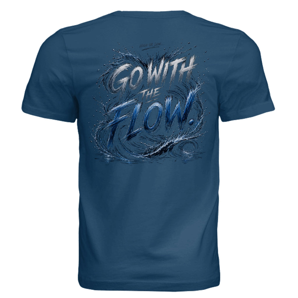 Go With The Flow Graphic Tee oversized streetwear hoodie t-shirt for men women - CHILLSTRIKE premium urban fashion