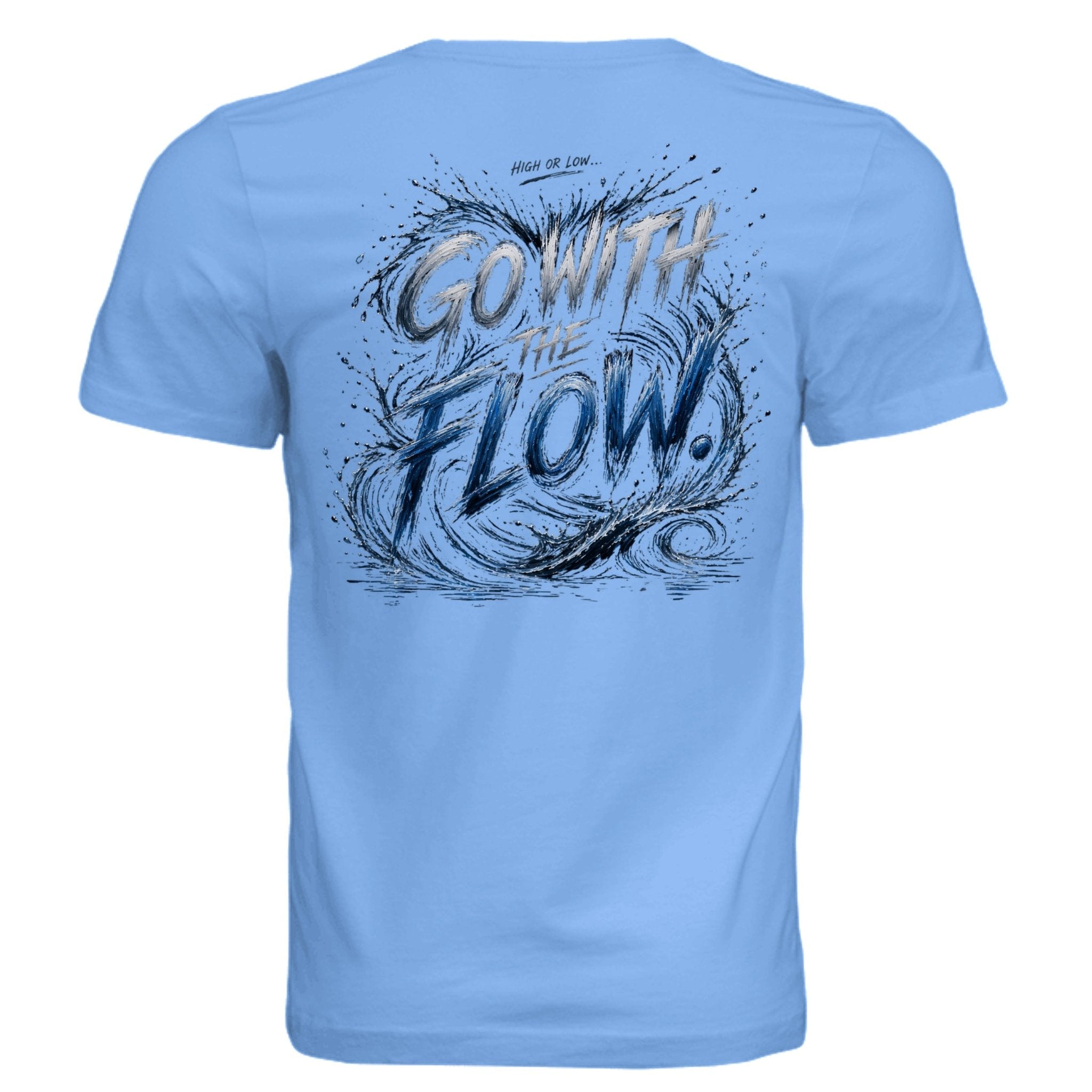Go With The Flow Graphic Tee oversized streetwear hoodie t-shirt for men women - CHILLSTRIKE premium urban fashion