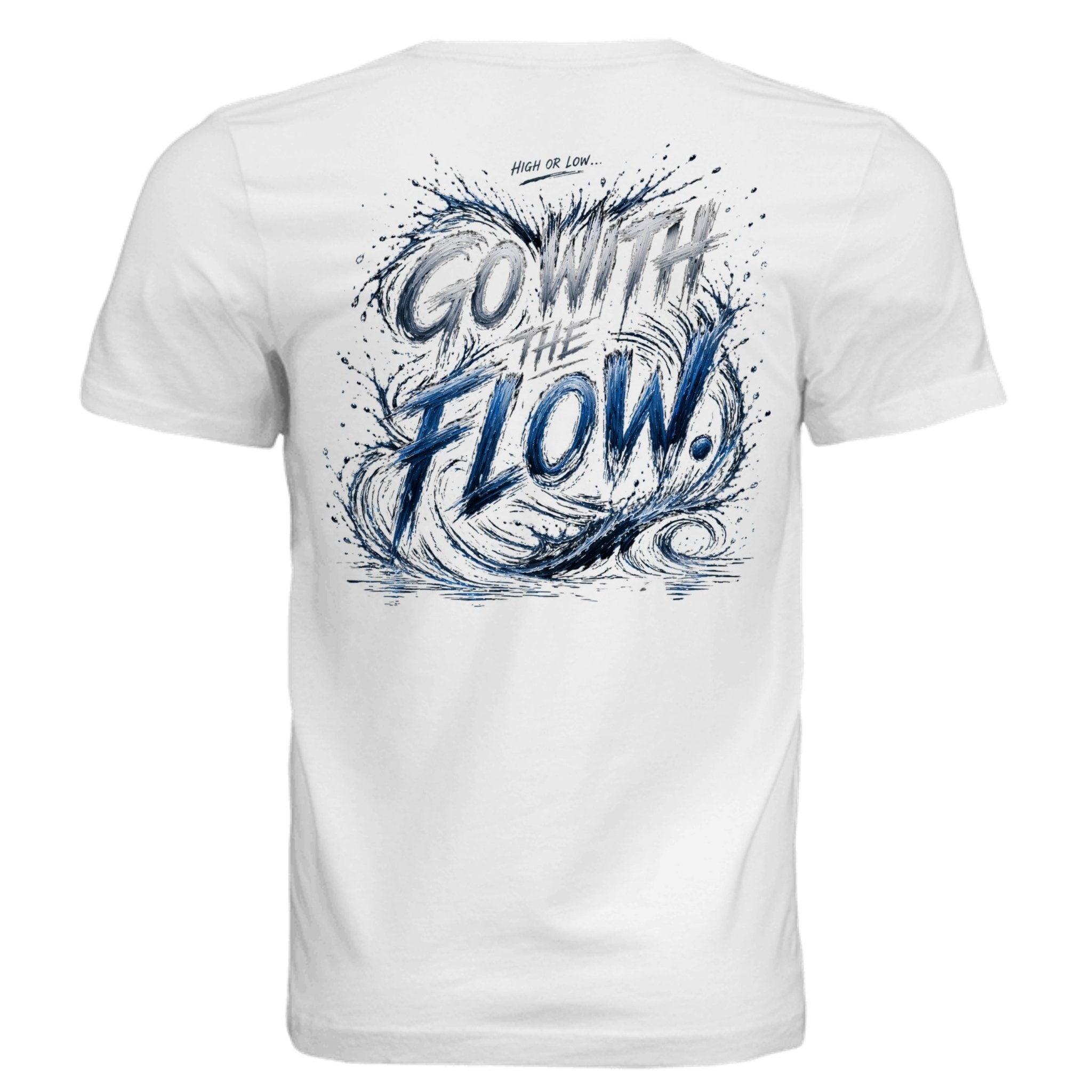 Go With The Flow Graphic Tee oversized streetwear hoodie t-shirt for men women - CHILLSTRIKE premium urban fashion