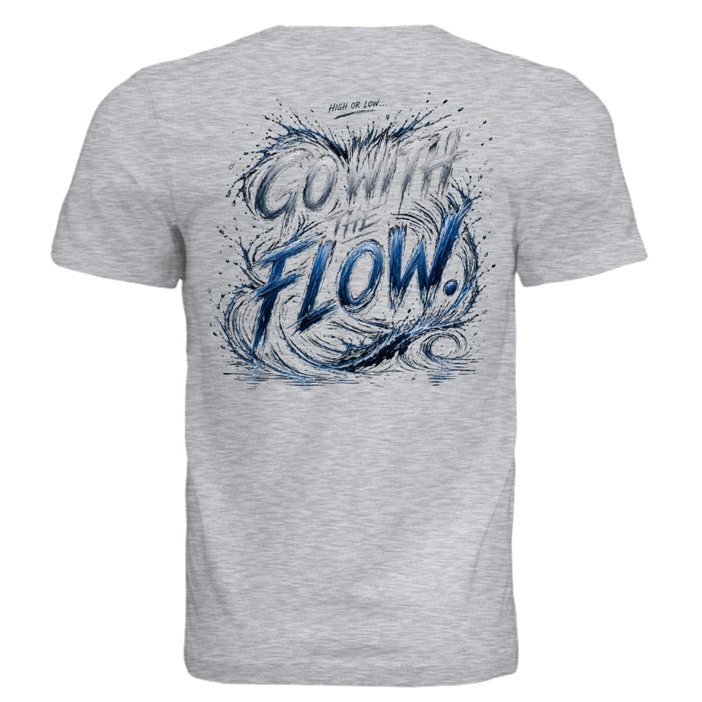 Go With The Flow Graphic Tee oversized streetwear hoodie t-shirt for men women - CHILLSTRIKE premium urban fashion