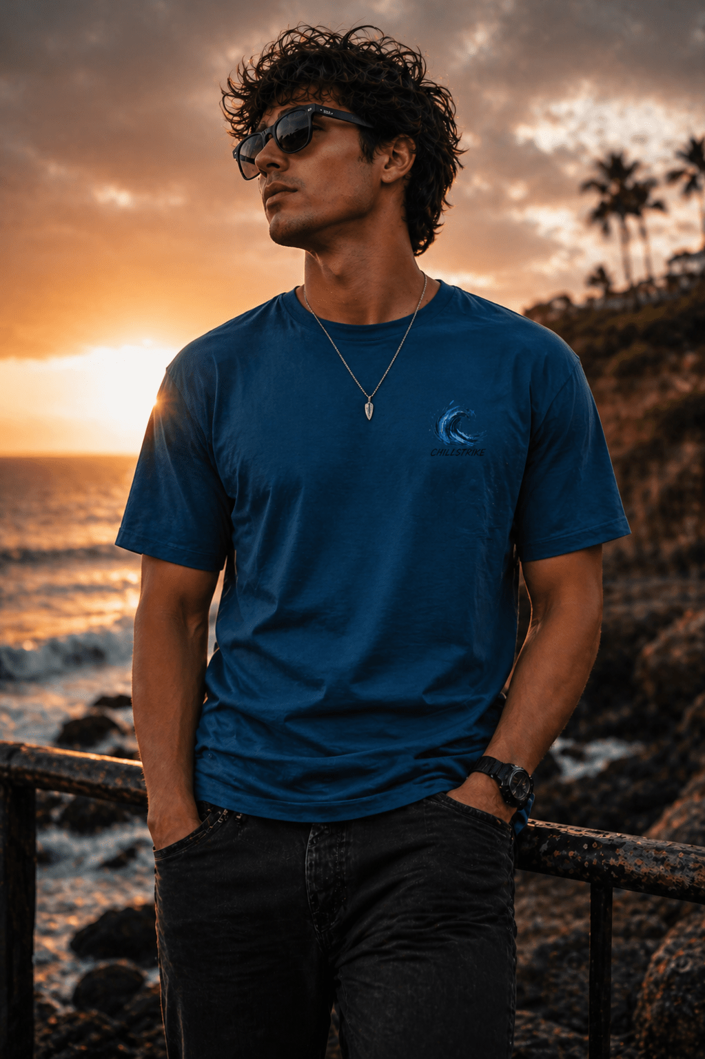 Go With The Flow Graphic Tee oversized streetwear hoodie t-shirt for men women - CHILLSTRIKE premium urban fashion