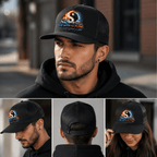 Go With The Flow Trucker Hat Hat oversized streetwear hoodie t-shirt for men women - CHILLSTRIKE premium urban fashion