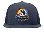 Go With The Flow Trucker Hat Hat oversized streetwear hoodie t-shirt for men women - CHILLSTRIKE premium urban fashion