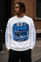 Ice In My Veins Crewneck - Pressure Creates Legends Edition Sweatshirt oversized streetwear hoodie t-shirt for men women - CHILLSTRIKE premium urban fashion