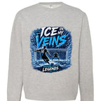 Ice In My Veins Crewneck - Pressure Creates Legends Edition Sweatshirt oversized streetwear hoodie t-shirt for men women - CHILLSTRIKE premium urban fashion