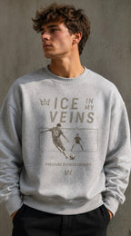 ICE IN MY VEINS Crewneck Sweatshirt 02 Sweatshirt oversized streetwear hoodie t-shirt for men women - CHILLSTRIKE premium urban fashion