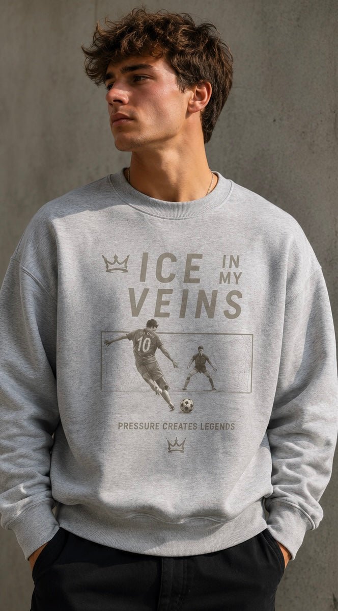 ICE IN MY VEINS Crewneck Sweatshirt 02 Sweatshirt oversized streetwear hoodie t-shirt for men women - CHILLSTRIKE premium urban fashion