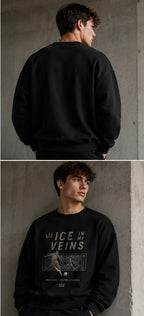 ICE IN MY VEINS Crewneck Sweatshirt 02 Sweatshirt oversized streetwear hoodie t-shirt for men women - CHILLSTRIKE premium urban fashion