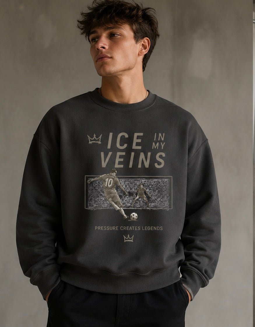 ICE IN MY VEINS Crewneck Sweatshirt 02 Sweatshirt oversized streetwear hoodie t-shirt for men women - CHILLSTRIKE premium urban fashion