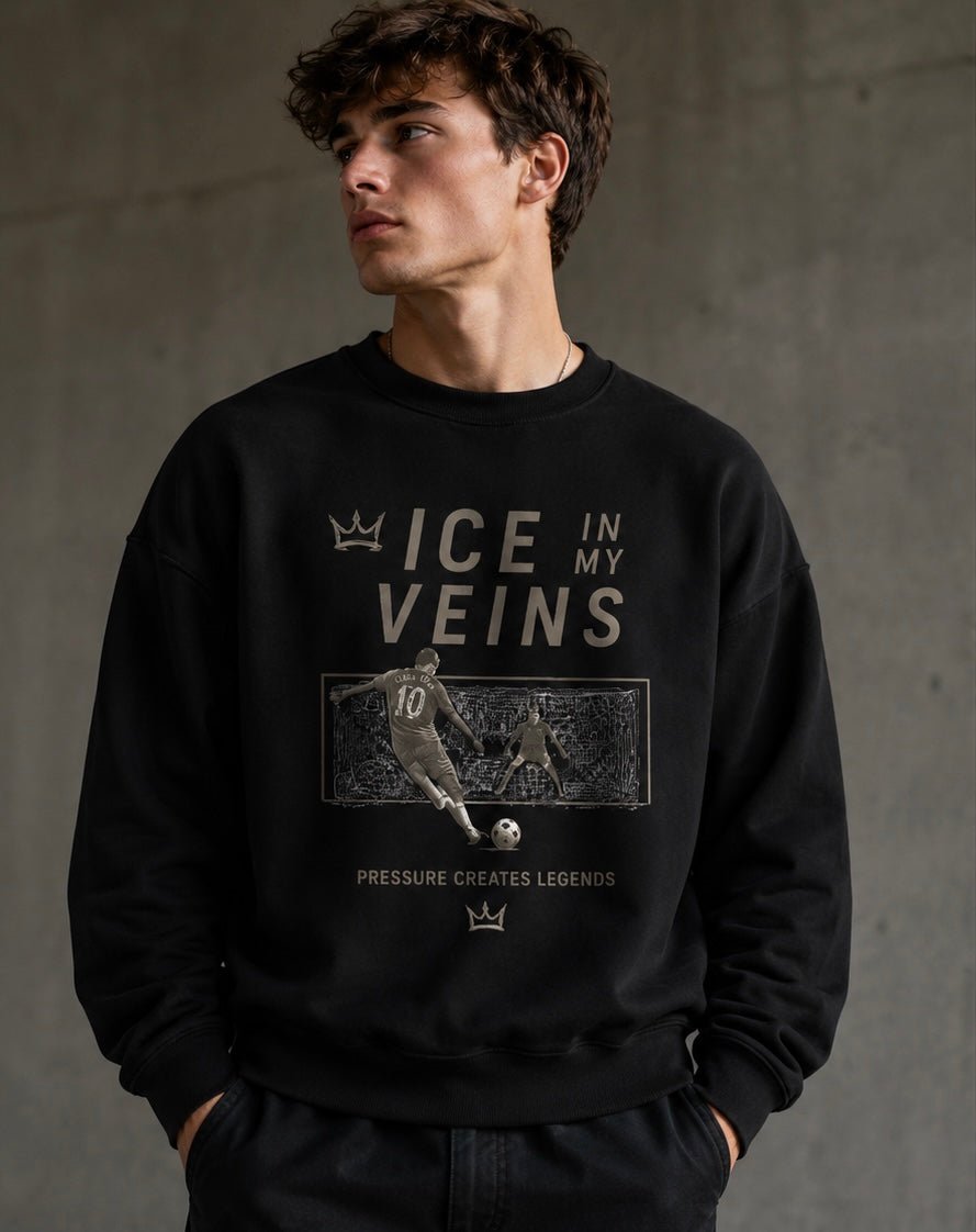 ICE IN MY VEINS Crewneck Sweatshirt 02 Sweatshirt oversized streetwear hoodie t-shirt for men women - CHILLSTRIKE premium urban fashion