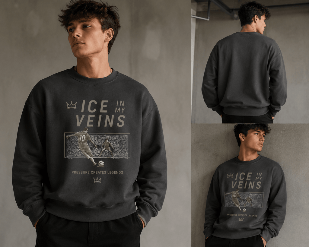 ICE IN MY VEINS Crewneck Sweatshirt 02 Sweatshirt oversized streetwear hoodie t-shirt for men women - CHILLSTRIKE premium urban fashion