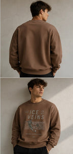 ICE IN MY VEINS Crewneck Sweatshirt 02 Sweatshirt oversized streetwear hoodie t-shirt for men women - CHILLSTRIKE premium urban fashion