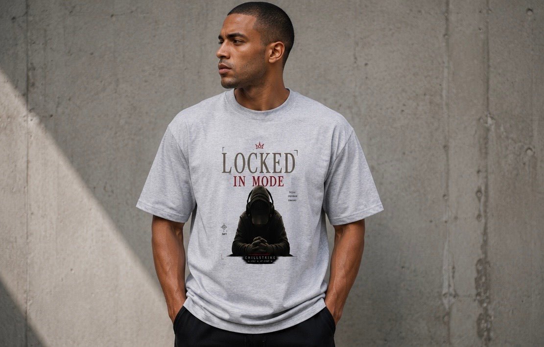 Lock in Mode - heavyweights Tee T-shirt oversized streetwear hoodie t-shirt for men women - CHILLSTRIKE premium urban fashion