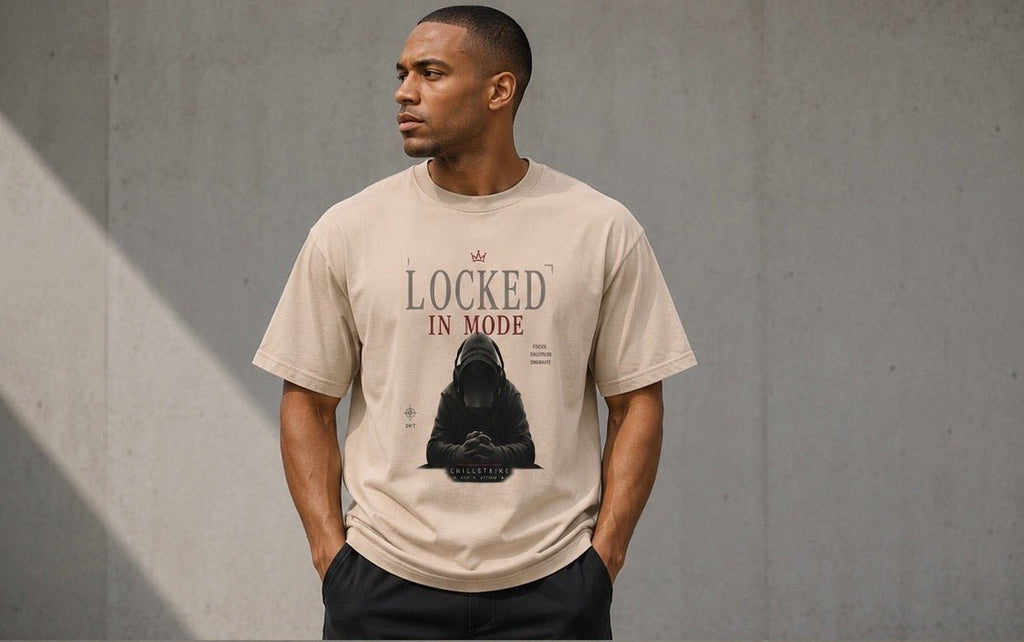 Lock in Mode - heavyweights Tee T-shirt oversized streetwear hoodie t-shirt for men women - CHILLSTRIKE premium urban fashion