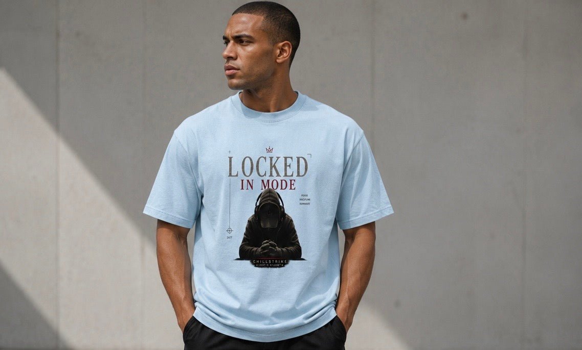 Lock in Mode - heavyweights Tee T-shirt oversized streetwear hoodie t-shirt for men women - CHILLSTRIKE premium urban fashion
