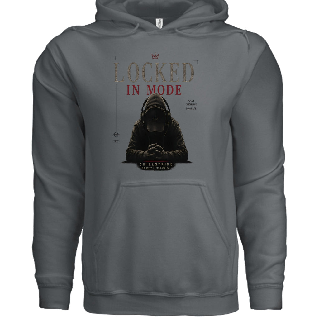 Lock in mode - premium heavyweight hoodie Hoodie oversized streetwear hoodie t-shirt for men women - CHILLSTRIKE premium urban fashion