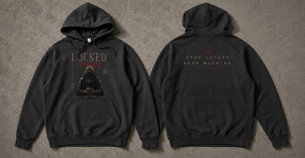 Lock in mode - premium heavyweight hoodie Hoodie oversized streetwear hoodie t-shirt for men women - CHILLSTRIKE premium urban fashion