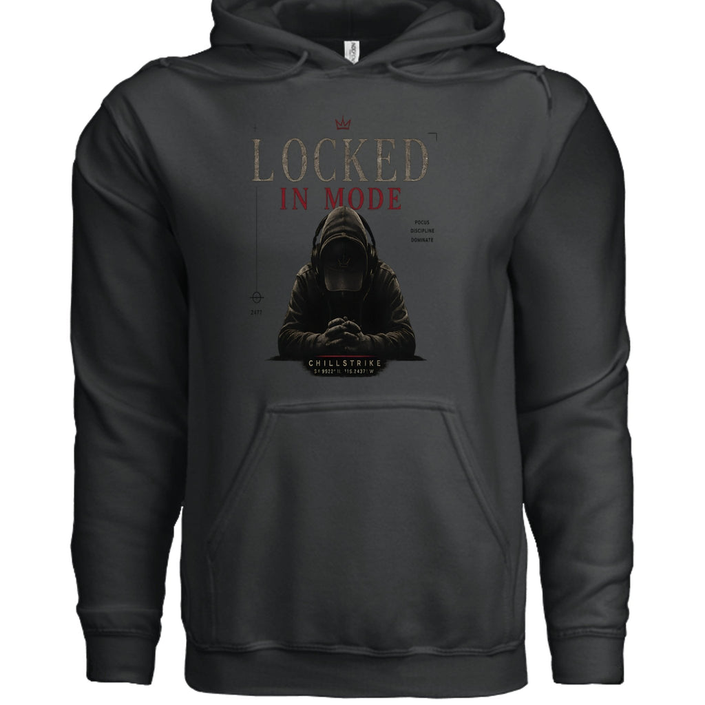 Lock in mode - premium heavyweight hoodie Hoodie oversized streetwear hoodie t-shirt for men women - CHILLSTRIKE premium urban fashion
