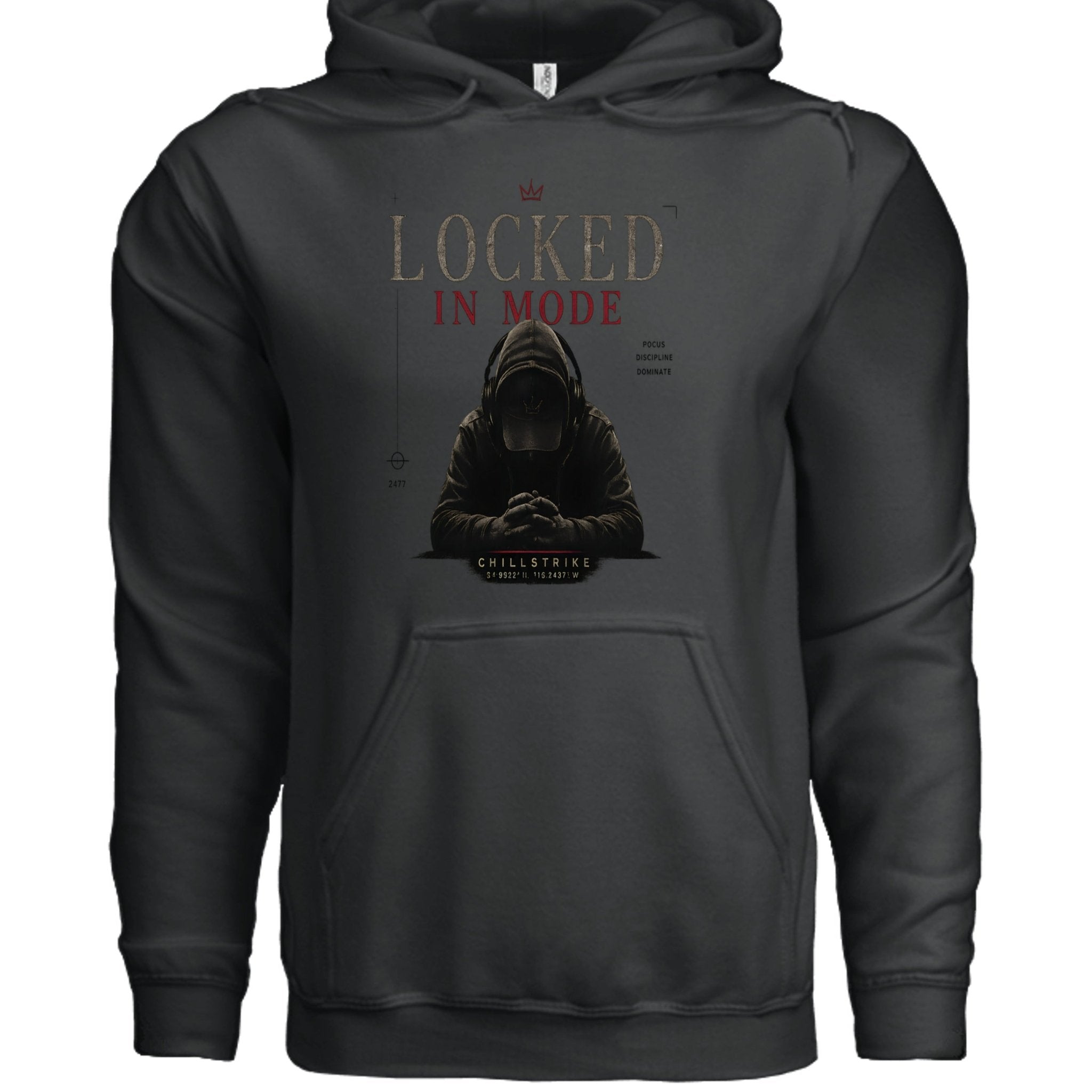 Lock in mode - premium heavyweight hoodie Hoodie oversized streetwear hoodie t-shirt for men women - CHILLSTRIKE premium urban fashion