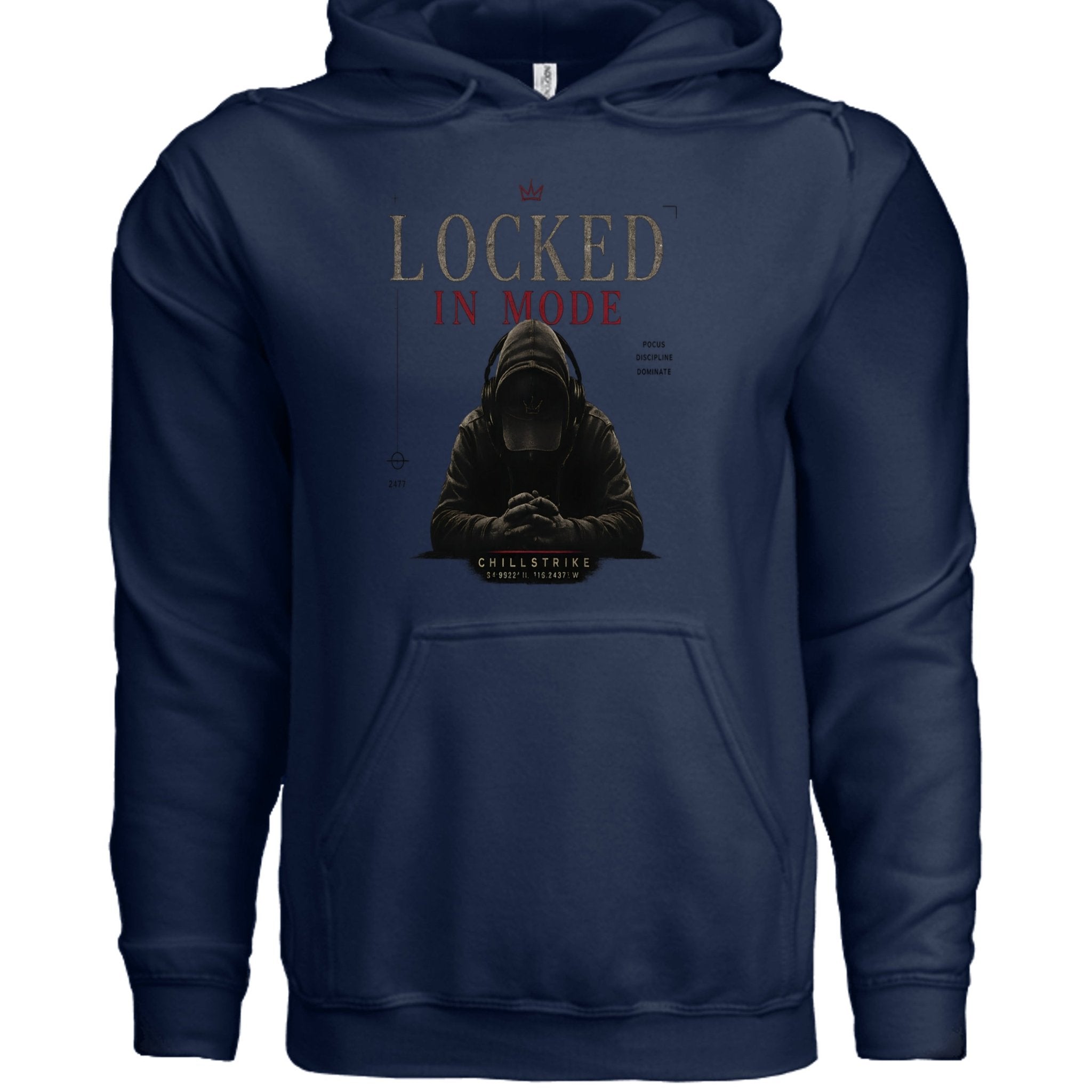 Lock in mode - premium heavyweight hoodie Hoodie oversized streetwear hoodie t-shirt for men women - CHILLSTRIKE premium urban fashion