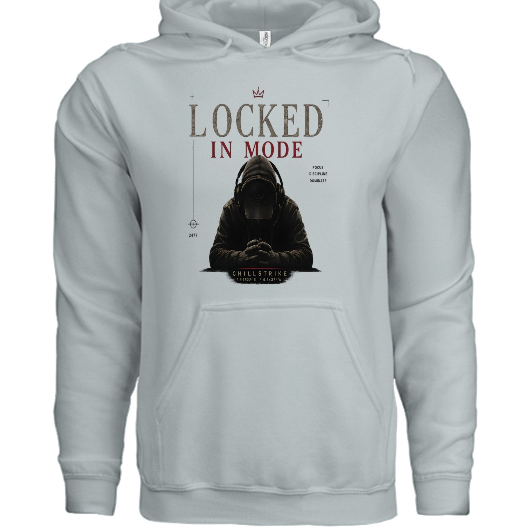 Lock in mode - premium heavyweight hoodie Hoodie oversized streetwear hoodie t-shirt for men women - CHILLSTRIKE premium urban fashion