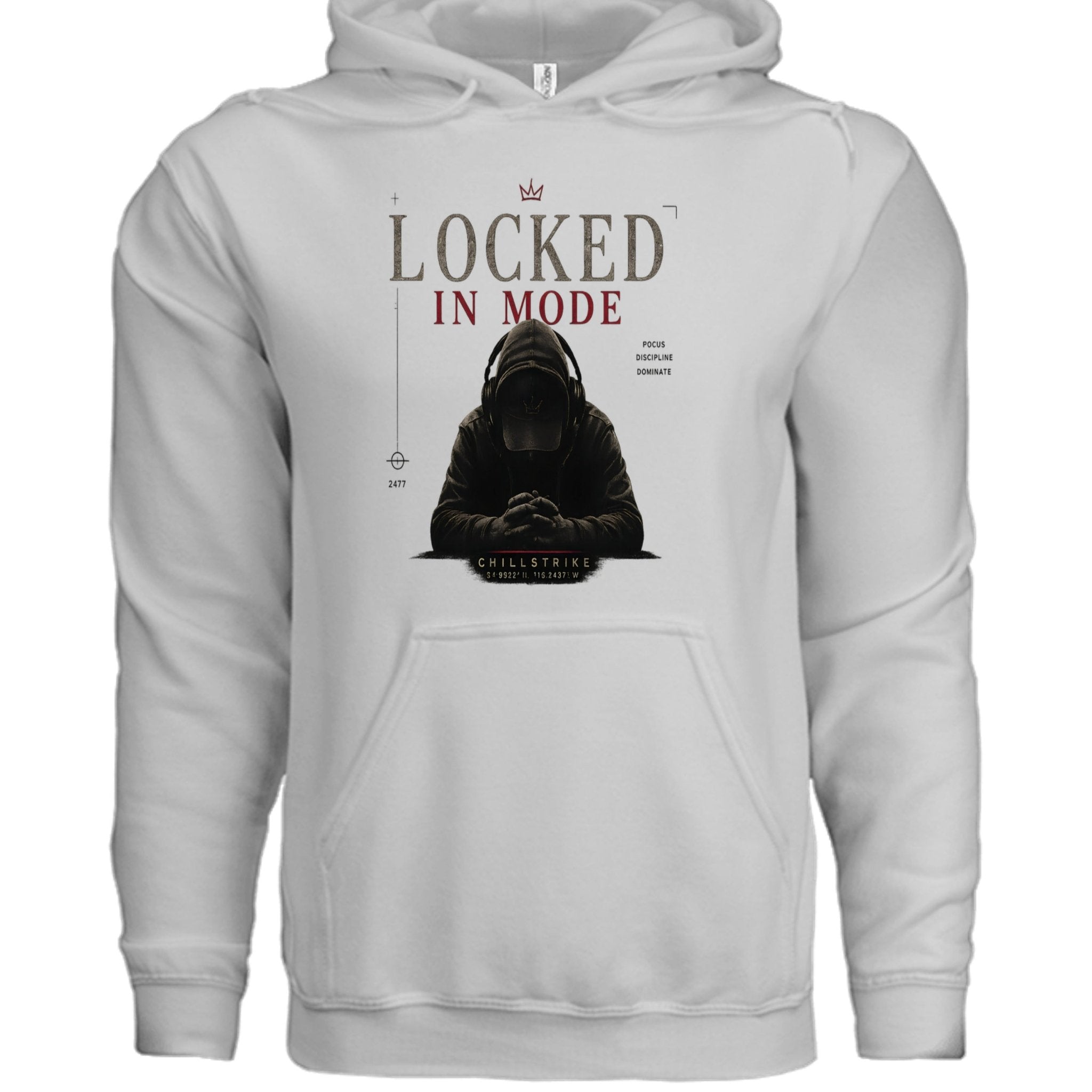 Lock in mode - premium heavyweight hoodie Hoodie oversized streetwear hoodie t-shirt for men women - CHILLSTRIKE premium urban fashion